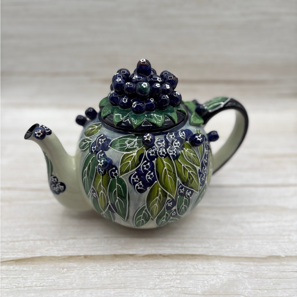 Blue Sky Blueberry Teapot 🫖